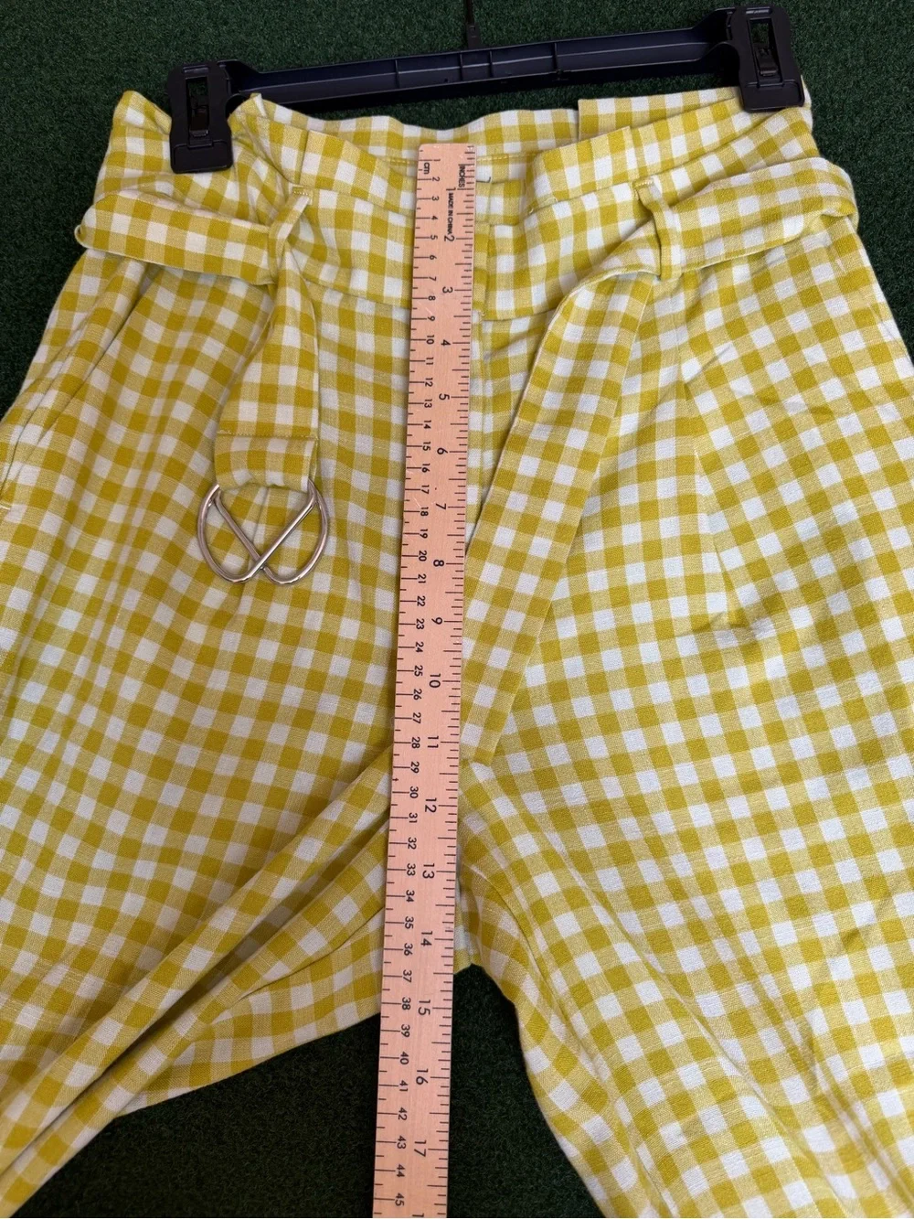 Ann Taylor gingham chinos